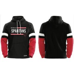 Western Valley Spartan Striper Hoodie Youth Thumbnail