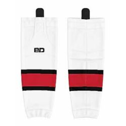 AMHA Sublimated Hockey Socks White Thumbnail