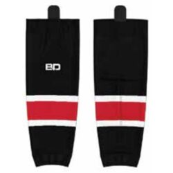 AMHA Sublimated Hockey Socks Black Thumbnail