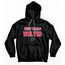 Trailswest Wolves Classic Hoodie -Black Thumbnail