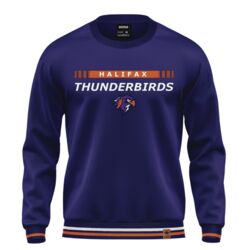 Halifax Thunderbirds Ribbon Show Cuff Colored Crewneck Thumbnail