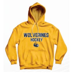 Wolverines Classic Hoodie - Gold Thumbnail