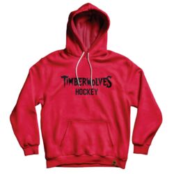 Cochrane Timberwolves Classic Hoodie - Red - Youth Thumbnail