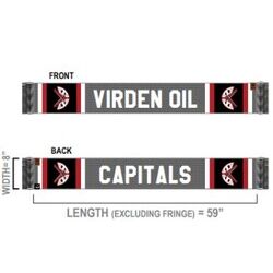 Virden Oil Capitals Pepper Stripes Scarf Thumbnail
