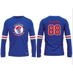 Des Moines Jr Bucs Sublimated Long Sleeve (2) - Youth  Thumbnail