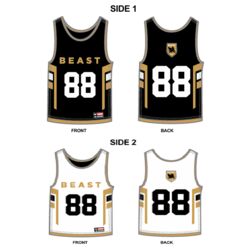 Beast Athletics Men's Lacrosse Reversible Pinnie - Youth Thumbnail