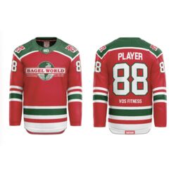 Bagel World Sublimated Hockey Jersey - Youth Thumbnail