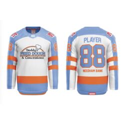 Daddy's Fried Dough Sublimated Hockey Jersey - Youth Thumbnail
