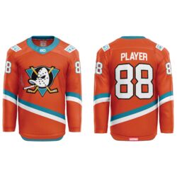 Ducks Hockey Sublimated Jersey - Sponsor: Impeccable Pools Thumbnail