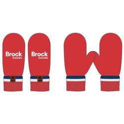 Brock University Classic 2.0 Mittens 2 Thumbnail