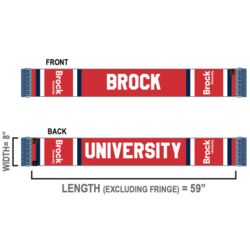 Brock University Classic 2.0 Scarf 2 Thumbnail