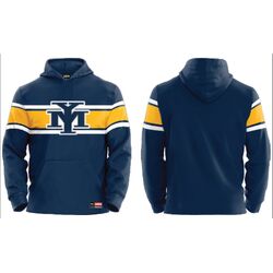 Yarmouth Mariners Sublimated Stripe Show Hoodie Youth Thumbnail