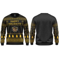Brantford Bulldogs Happy Holiday Sublimated Sweater - Youth Thumbnail