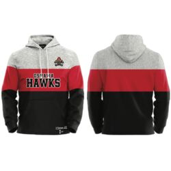 Oshawa OCHL Hawks Tri Colour Block Hoodie Thumbnail