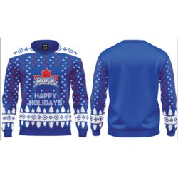 Toronto Rock City Happy Holiday Sublimated Sweater - Adult Thumbnail