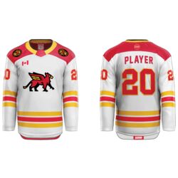 Guelph Gryphons Cut & Sew Hockey Jersey - Home  Thumbnail