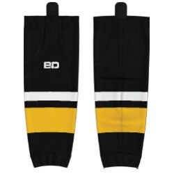 Stony Plain Eagles Cut and Sew Hockey Socks - Black Thumbnail