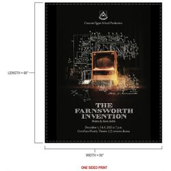 Crescent School Sublimated Fleece Blanket Thumbnail