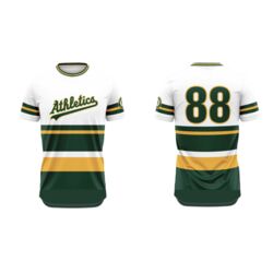 North Toronto Athletics Retro Crewneck Sublimated Baseball Jersey w/ droptail - Youth Thumbnail