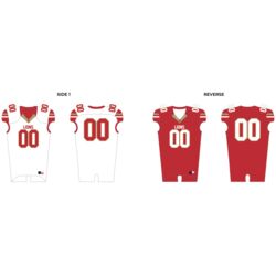 Cambridge Lions Reversible Sublimated Football Jersey Thumbnail