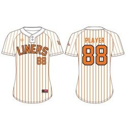 Lloydminster Liners 2 Button Navy Jerseys Youth Women Thumbnail