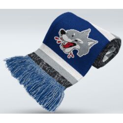 Sudbury Wolves Pepper Stripes Scarf Thumbnail