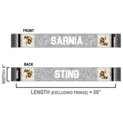 Sarnia Sting Snow Pepper Scarf Thumbnail